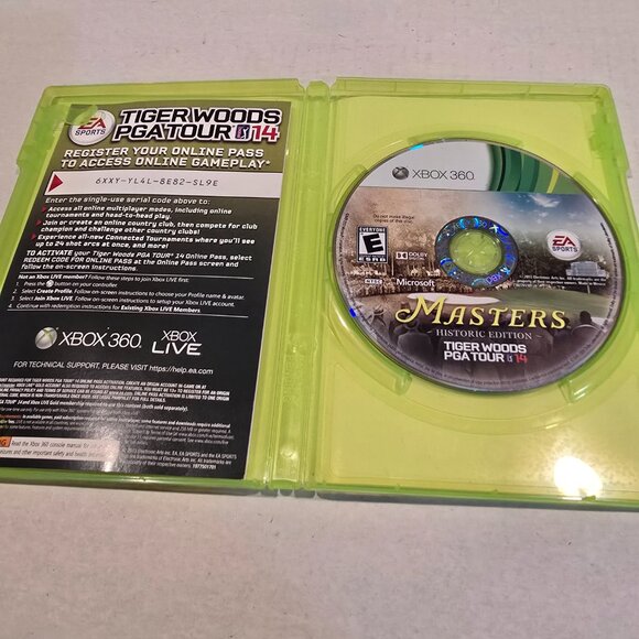 Tiger Woods PGA Tour 14 Masters Historic Edition Microsoft Xbox 360 2013 - Picture 2 of 3